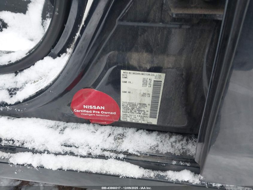 2018 Nissan Altima 2.5 Sv VIN: 1N4AL3AP3JC166902 Lot: 43868317