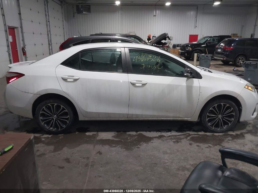 2014 Toyota Corolla S Plus VIN: 5YFBURHE8EP053222 Lot: 43868328