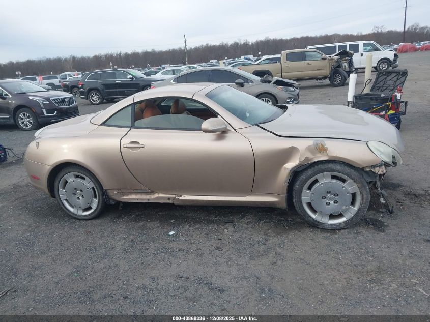 2003 Lexus Sc 430 VIN: JTHFN48Y530041837 Lot: 43868336