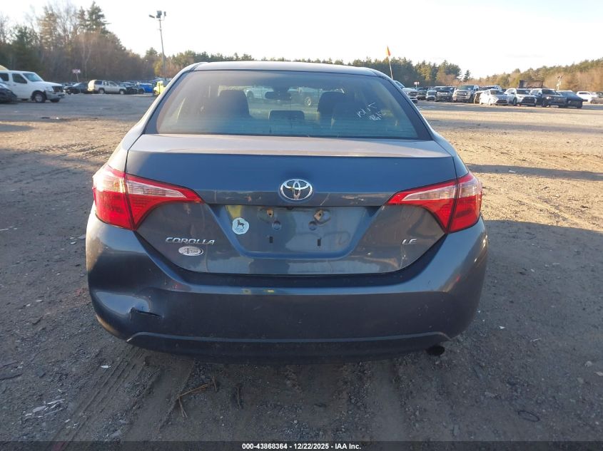 2018 Toyota Corolla Le VIN: 2T1BURHE2JC968660 Lot: 43868364