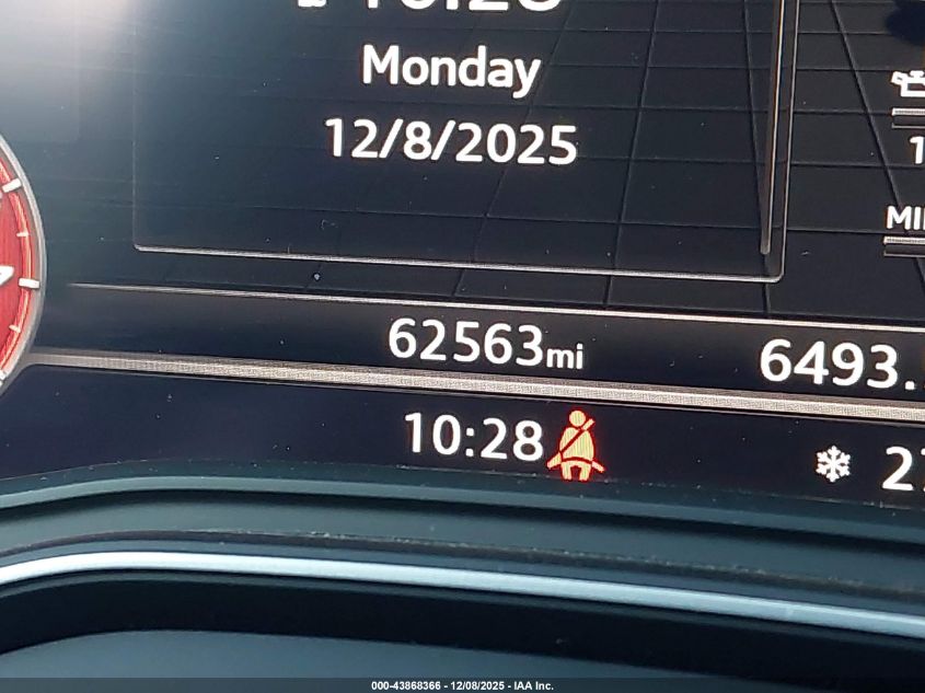 2019 Audi Sq5 3.0T Premium VIN: WA1B4AFY7K2021848 Lot: 43868366