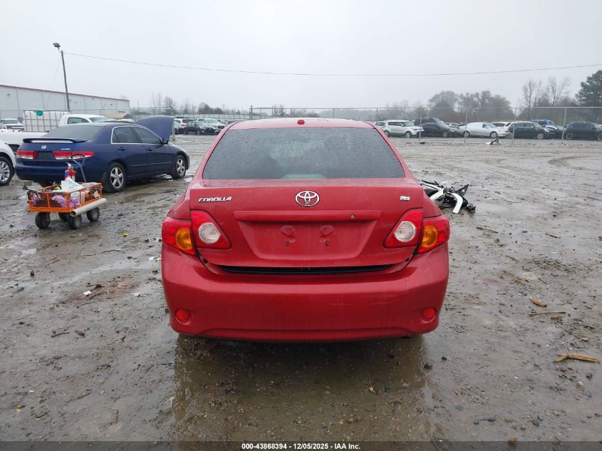 2009 Toyota Corolla Le VIN: JTDBL40E799030933 Lot: 43868394