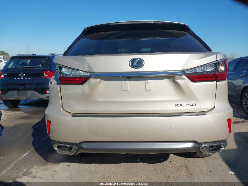 2016 Lexus Rx 350 VIN: 2T2ZZMCA4GC029022 Lot: 43868411