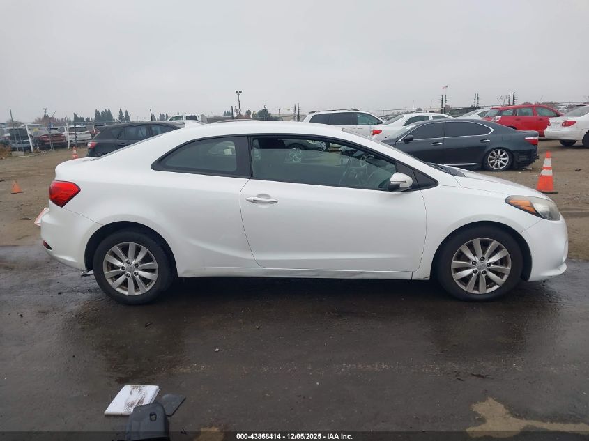 2014 Kia Forte Koup Ex VIN: KNAFX6A81E5239254 Lot: 43868414