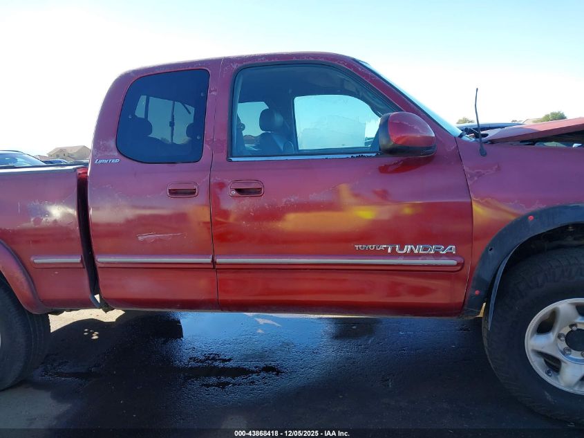 2001 Toyota Tundra Ltd V8 VIN: 5TBBT48141S173757 Lot: 43868418