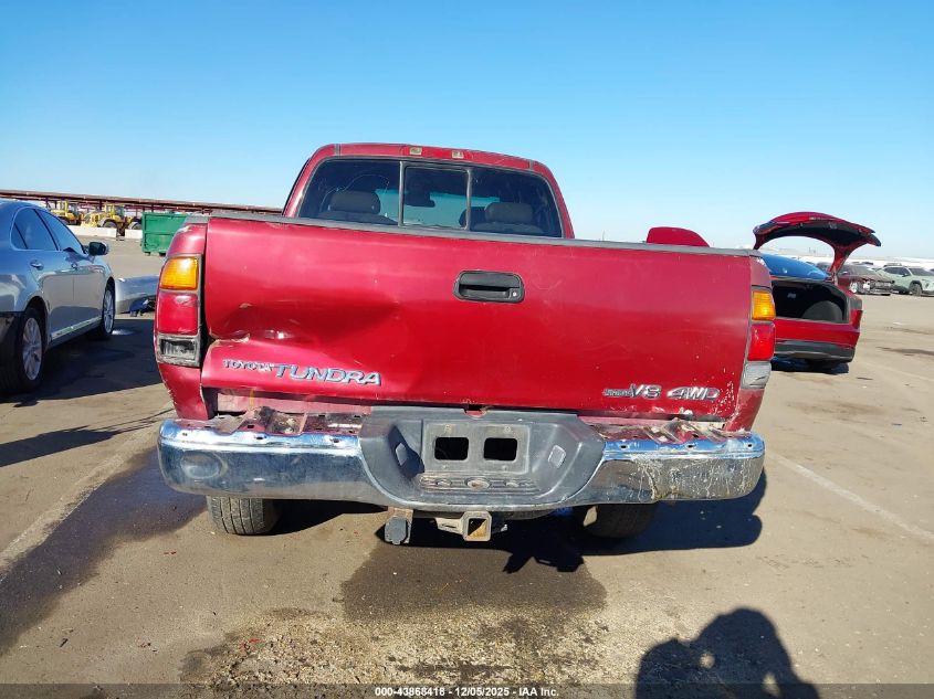 2001 Toyota Tundra Ltd V8 VIN: 5TBBT48141S173757 Lot: 43868418