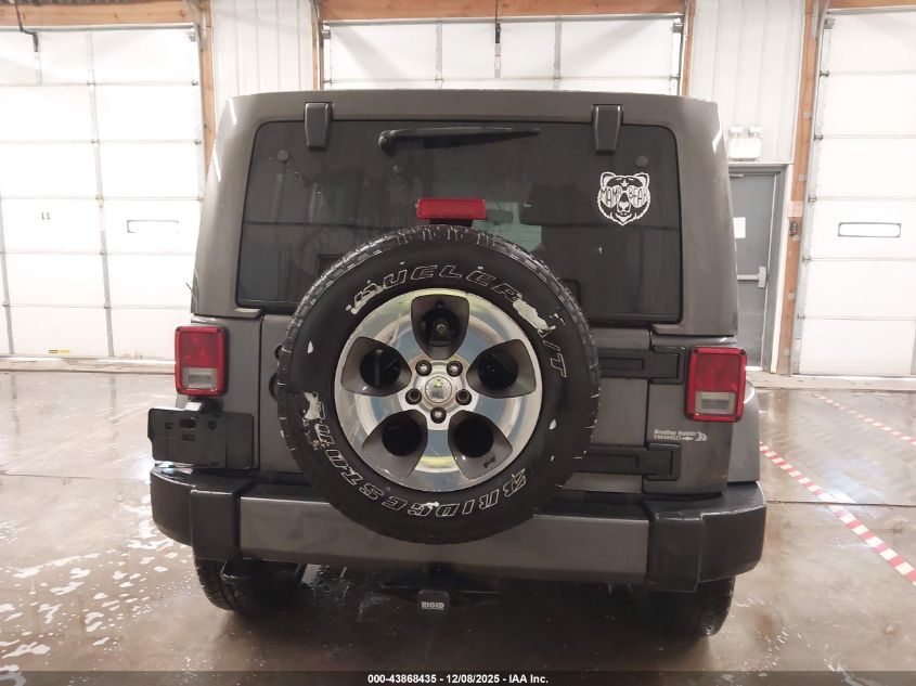 2017 Jeep Wrangler Unlimited Sahara 4X4 VIN: 1C4BJWEG5HL725683 Lot: 43868435