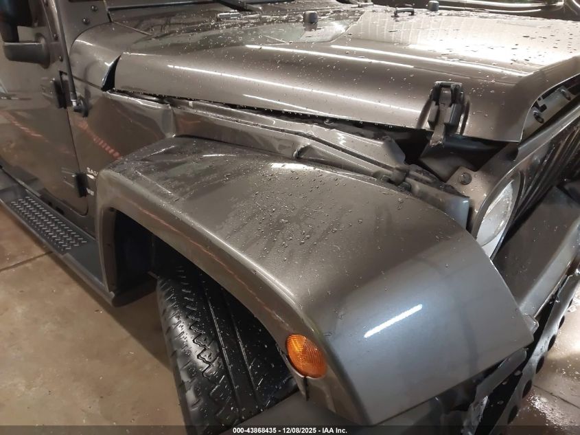 2017 Jeep Wrangler Unlimited Sahara 4X4 VIN: 1C4BJWEG5HL725683 Lot: 43868435