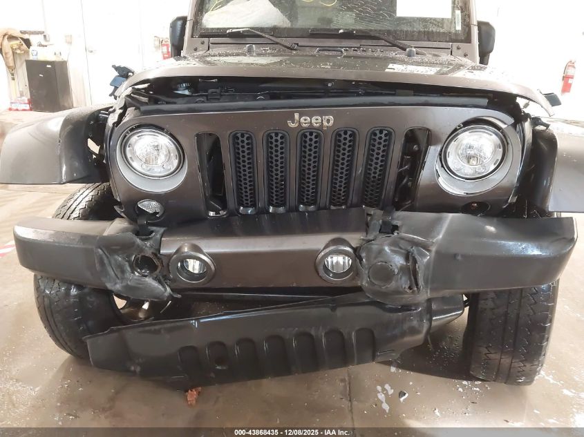 2017 Jeep Wrangler Unlimited Sahara 4X4 VIN: 1C4BJWEG5HL725683 Lot: 43868435