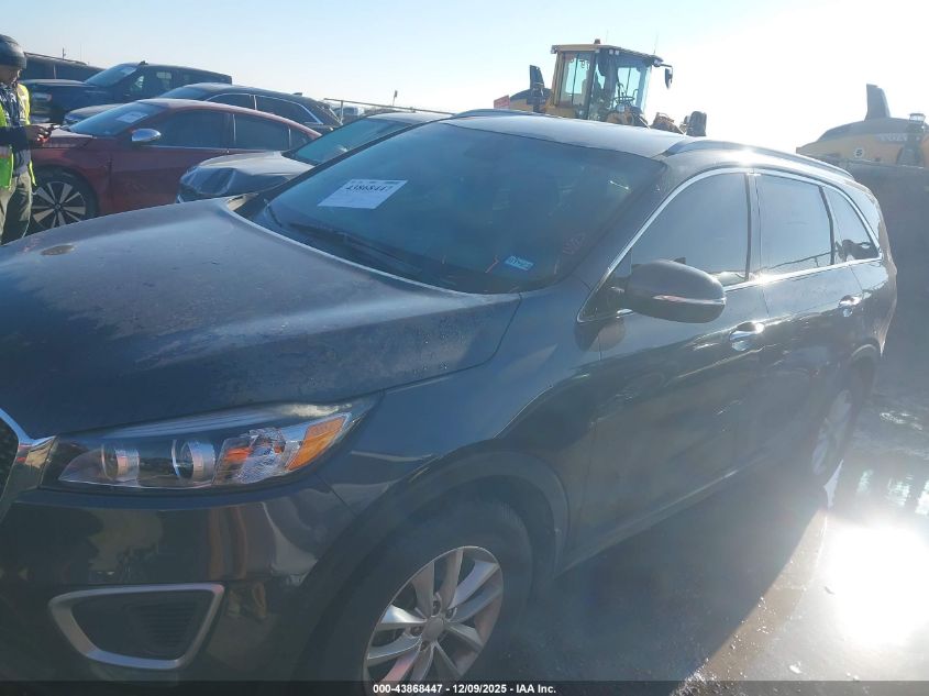 2018 Kia Sorento 2.4L Lx VIN: 5XYPG4A3XJG377134 Lot: 43868447