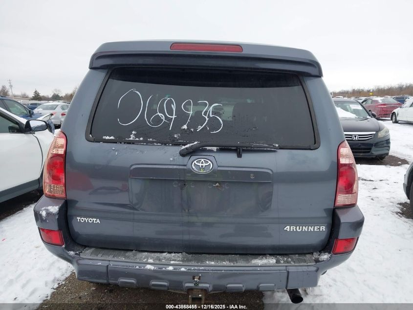 2005 Toyota 4Runner Limited V6 VIN: JTEBU17R350069937 Lot: 43868455