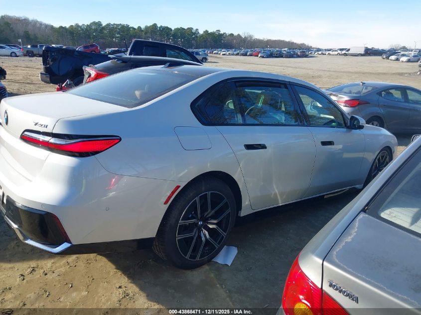 2026 BMW 740I xDrive VIN: WBA33EH05TCW38234 Lot: 43868471