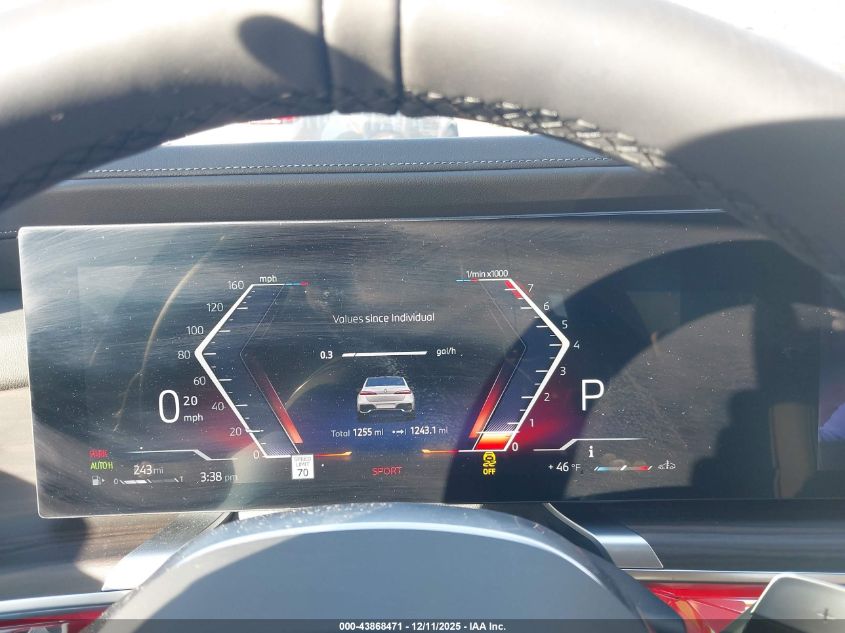 2026 BMW 740I xDrive VIN: WBA33EH05TCW38234 Lot: 43868471