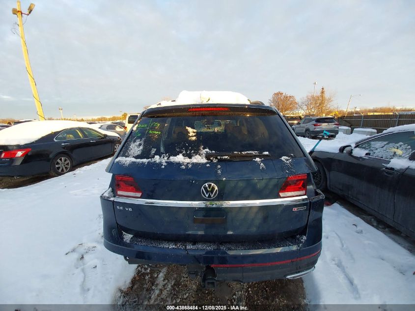 2022 Volkswagen Atlas 3.6L V6 Se W/Technology VIN: 1V2KR2CA1NC514071 Lot: 43868484