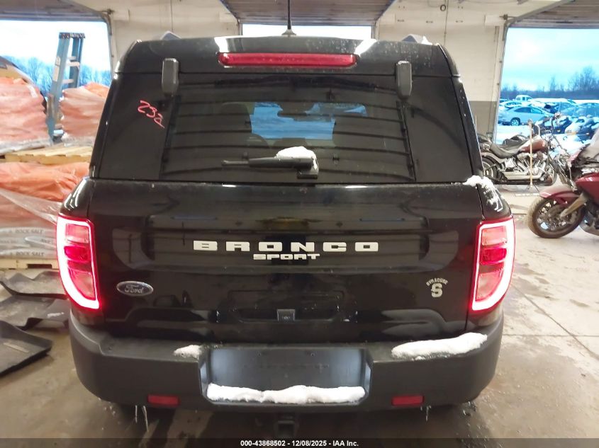 2021 Ford Bronco Sport Big Bend VIN: 3FMCR9B65MRA12333 Lot: 43868502