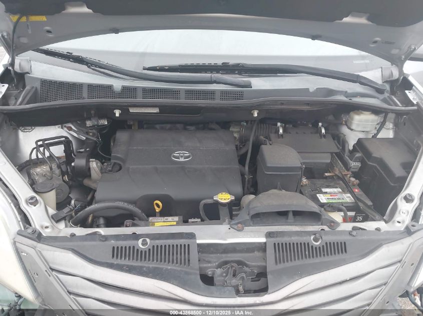 2011 Toyota Sienna Xle V6 VIN: 5TDYK3DC2BS151019 Lot: 43868500