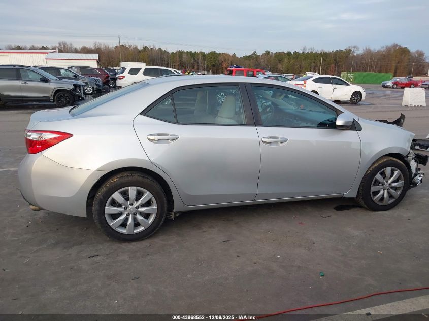2014 Toyota Corolla Le VIN: 2T1BURHE1EC000202 Lot: 43868552