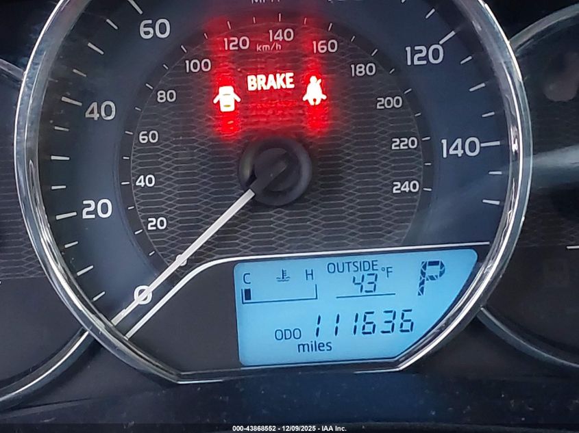 2014 Toyota Corolla Le VIN: 2T1BURHE1EC000202 Lot: 43868552