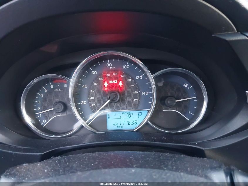 2014 Toyota Corolla Le VIN: 2T1BURHE1EC000202 Lot: 43868552