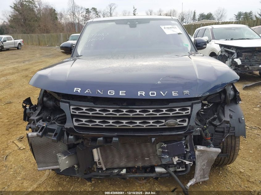 2017 Land Rover Range Rover Sport 3.0L V6 Supercharged Se VIN: SALWG2FV9HA670651 Lot: 43868561