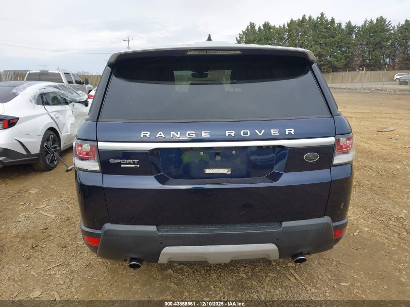 2017 Land Rover Range Rover Sport 3.0L V6 Supercharged Se VIN: SALWG2FV9HA670651 Lot: 43868561