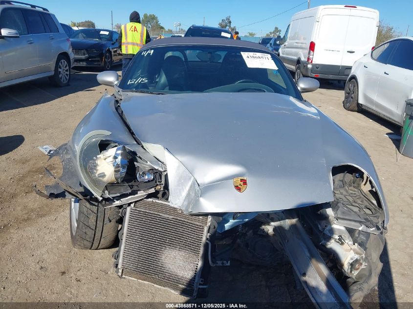 1999 Porsche Boxster VIN: WP0CA2987XU627571 Lot: 43868571