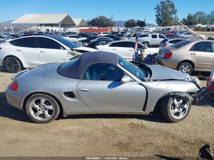 1999 Porsche Boxster VIN: WP0CA2987XU627571 Lot: 43868571