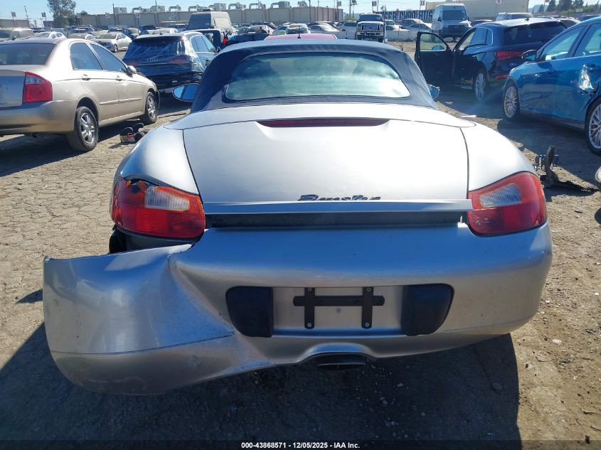 1999 Porsche Boxster VIN: WP0CA2987XU627571 Lot: 43868571