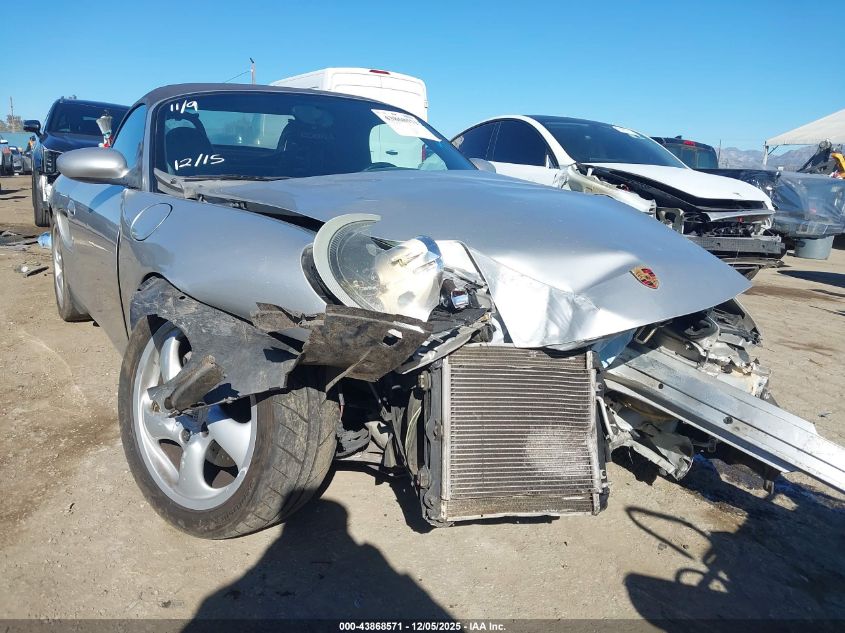 1999 Porsche Boxster VIN: WP0CA2987XU627571 Lot: 43868571