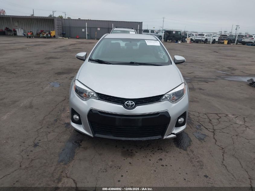 2014 Toyota Corolla S Plus VIN: 5YFBURHE5EP045823 Lot: 43868592