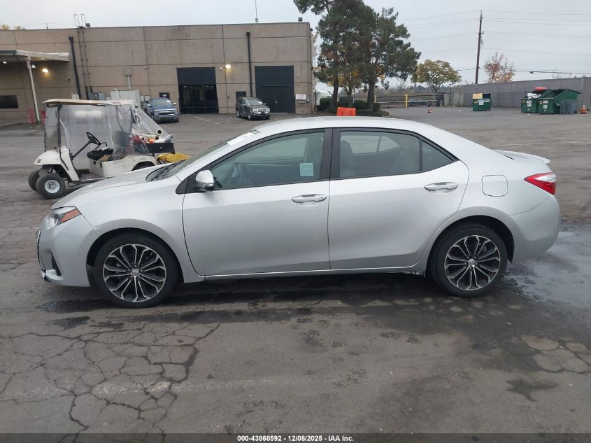 2014 Toyota Corolla S Plus VIN: 5YFBURHE5EP045823 Lot: 43868592