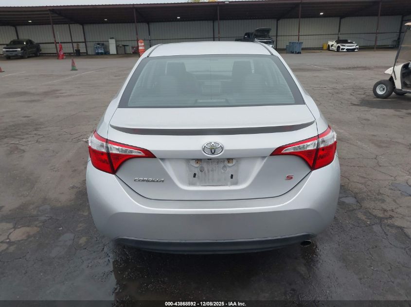 2014 Toyota Corolla S Plus VIN: 5YFBURHE5EP045823 Lot: 43868592