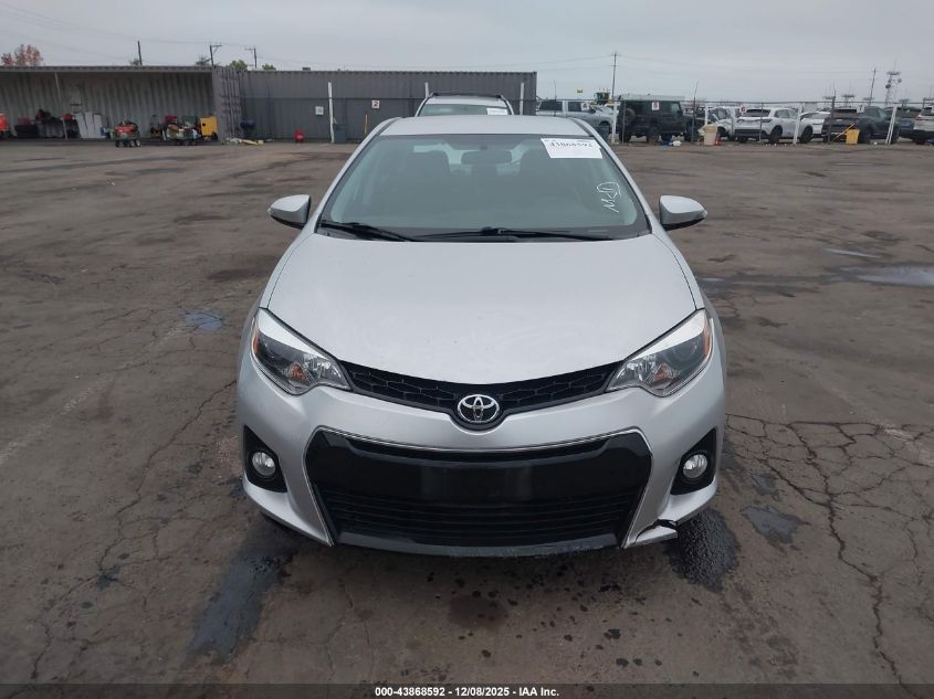 2014 Toyota Corolla S Plus VIN: 5YFBURHE5EP045823 Lot: 43868592
