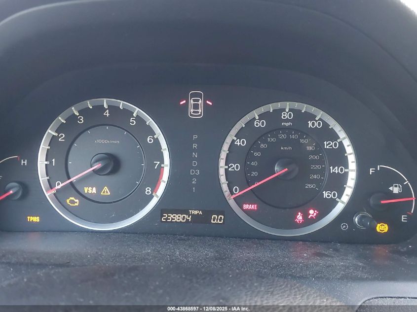 2008 Honda Accord 2.4 Ex-L VIN: 1HGCP268X8A151274 Lot: 43868597