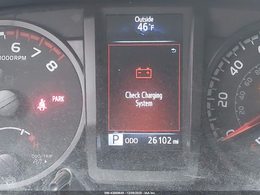 2022 Toyota Tacoma Sr VIN: 3TYRX5GN2NT053812 Lot: 43868649