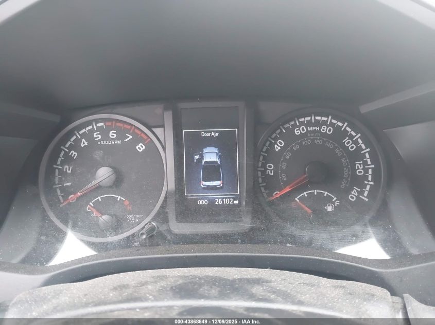 2022 Toyota Tacoma Sr VIN: 3TYRX5GN2NT053812 Lot: 43868649