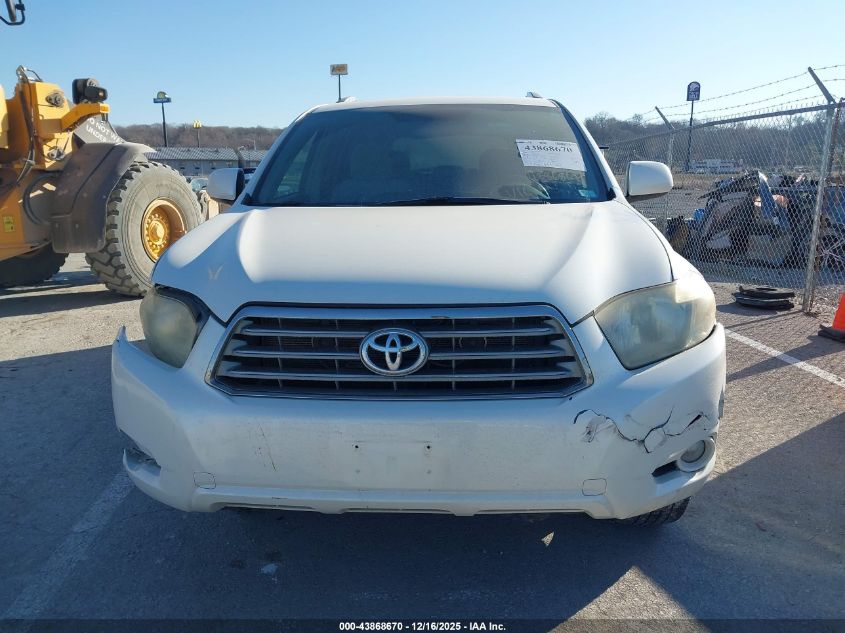 2008 Toyota Highlander Sport VIN: JTEDS43A582050833 Lot: 43868670