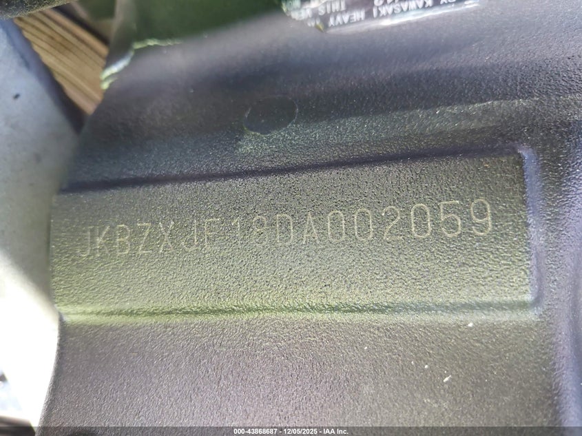JKBZXJE18DA002059 2013 KAWASAKI ZX photo no. 10
