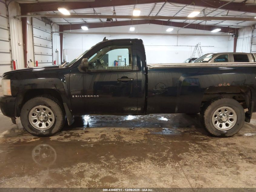 2007 Chevrolet Silverado 1500 Work Truck VIN: 1GCEK14097Z630038 Lot: 43868711