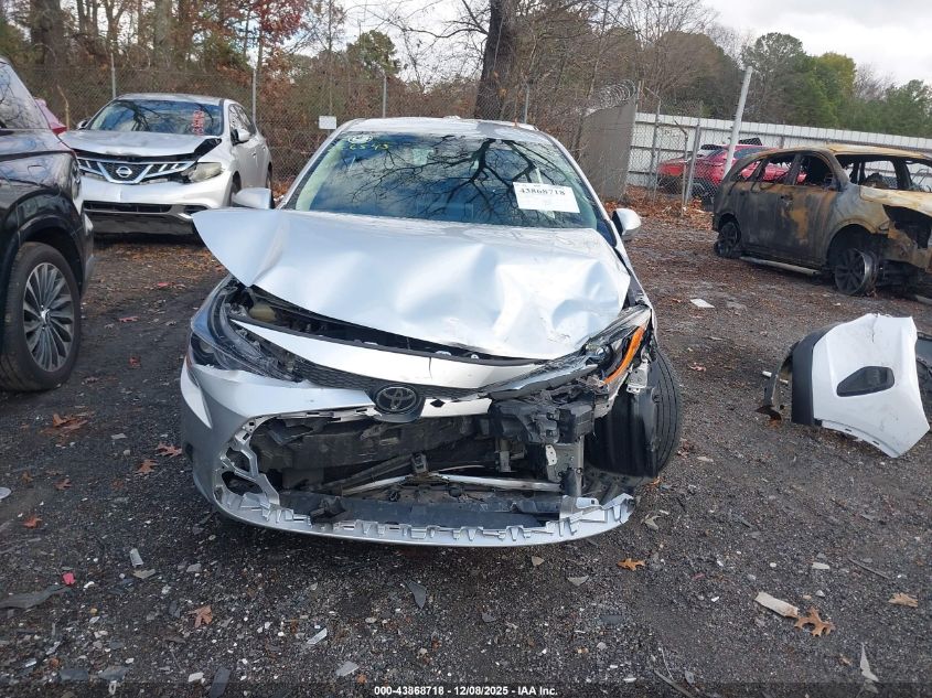 2021 Toyota Corolla Le VIN: JTDEPMAE7MJ151128 Lot: 43868718