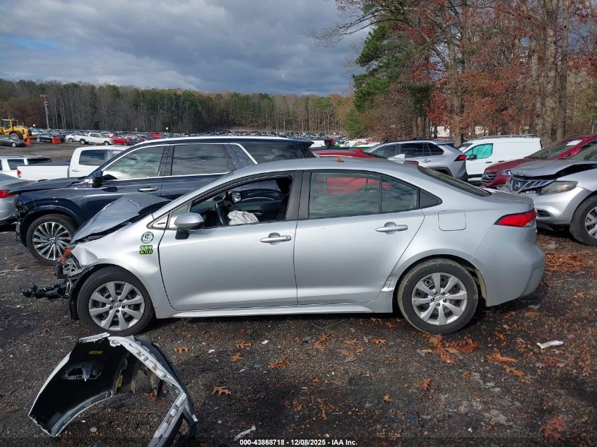 2021 Toyota Corolla Le VIN: JTDEPMAE7MJ151128 Lot: 43868718