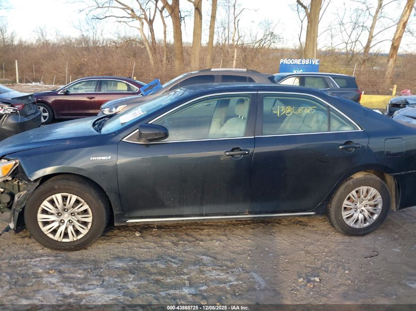 2012 Toyota Camry Hybrid Le/Xle VIN: 4T1BD1FK2CU053819 Lot: 43868725