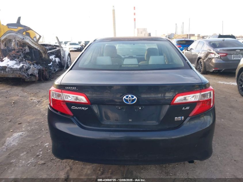 2012 Toyota Camry Hybrid Le/Xle VIN: 4T1BD1FK2CU053819 Lot: 43868725