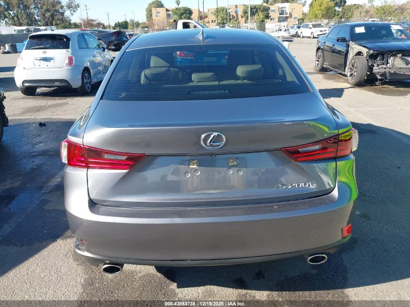 2016 Lexus Is 200T VIN: JTHBA1D28G5022346 Lot: 43868738