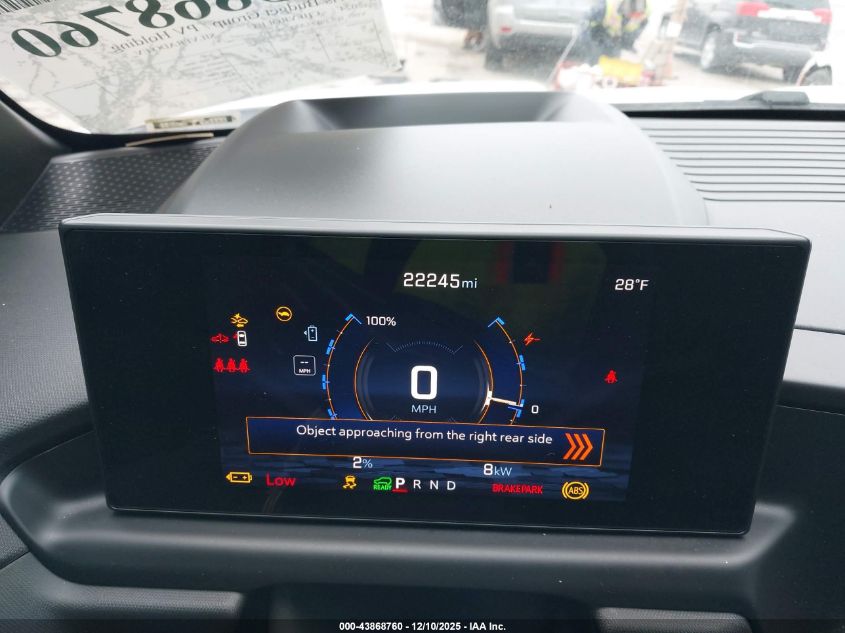 2024 Chevrolet Silverado Ev Work Truck VIN: 1GC10VELXRU200393 Lot: 43868760