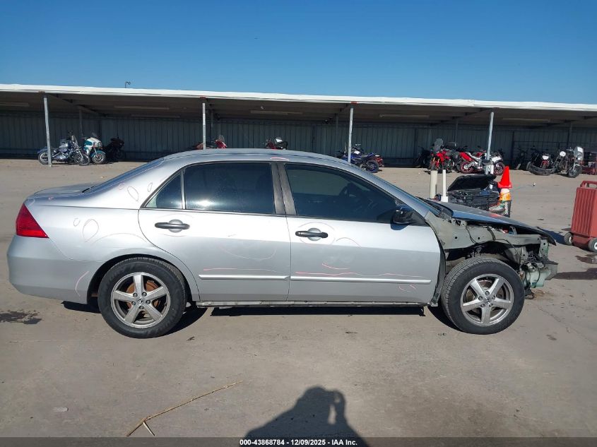 2007 Honda Accord 2.4 Vp VIN: JHMCM56167C006231 Lot: 43868784