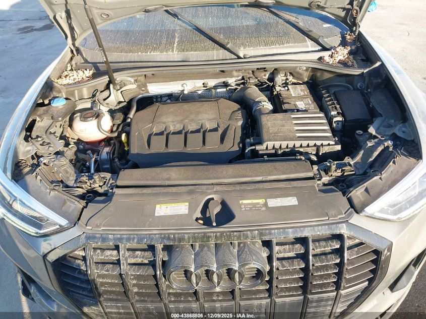 2022 Audi Q3 Premium Plus 45 Tfsi S Line Quattro Tiptronic VIN: WA1EECF36N1006780 Lot: 43868806