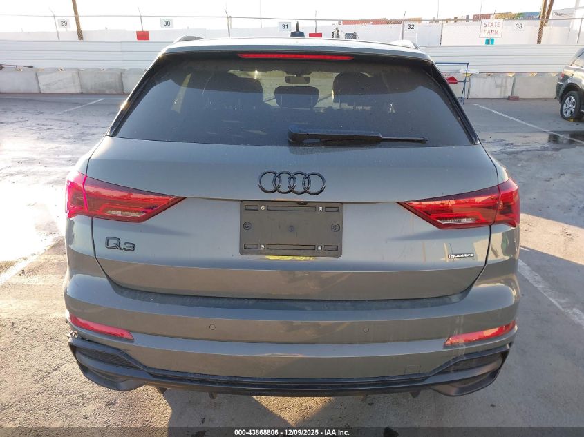 2022 Audi Q3 Premium Plus 45 Tfsi S Line Quattro Tiptronic VIN: WA1EECF36N1006780 Lot: 43868806