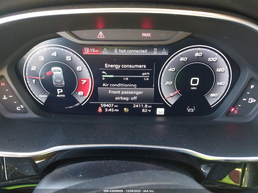 2022 Audi Q3 Premium Plus 45 Tfsi S Line Quattro Tiptronic VIN: WA1EECF36N1006780 Lot: 43868806