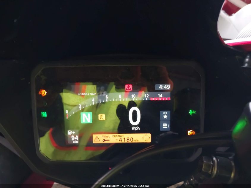 2024 Honda Cbr650 R VIN: MLHRH1558R5001663 Lot: 43868821